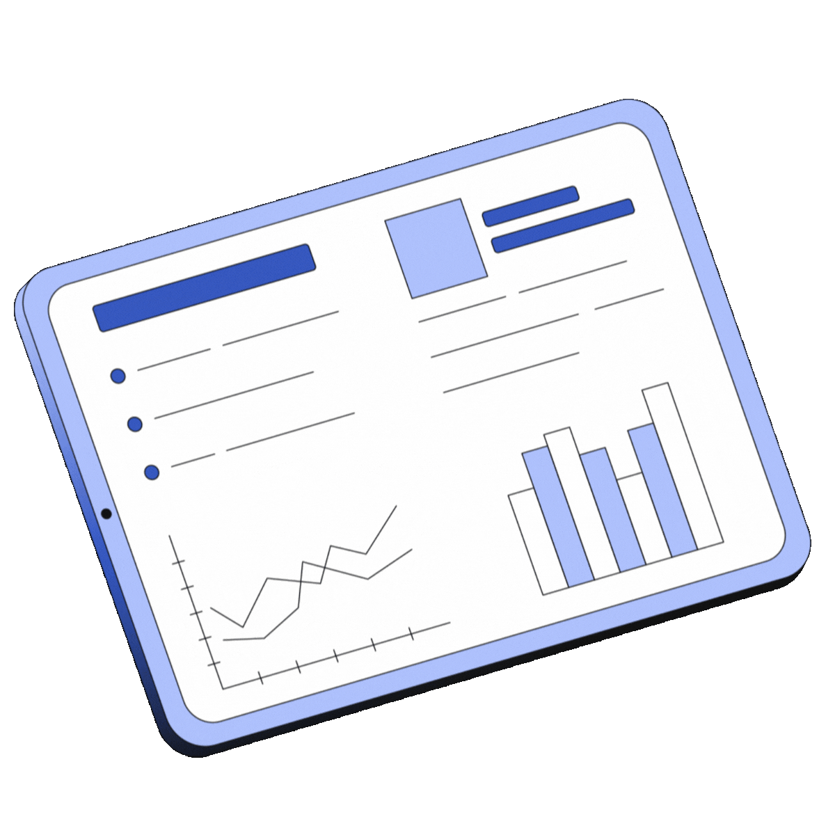 Ilustração de análise de dados